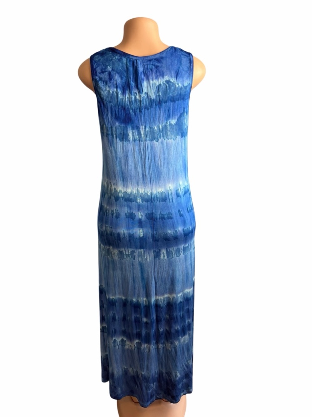 India Boutique Blue Tie-Dye Maxi Dress - Picture 6 of 9